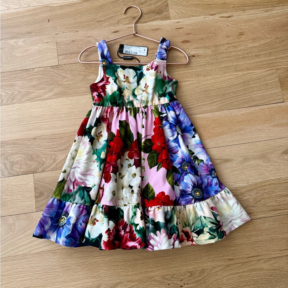 Dolce & Gabbana Multicolor Floral Patchwork Sundress